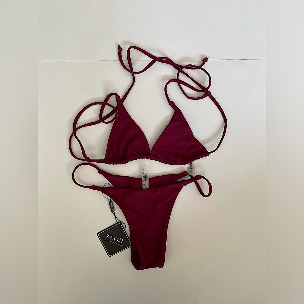 ZAFUL Forever Young NWT size 6 two piece bikini